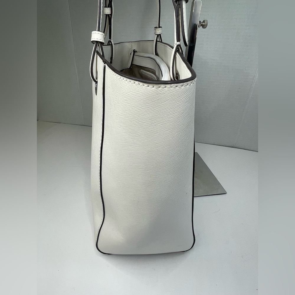 Michael Kors Taupe and Cream Shoulder Bag - Picture 5 of 16